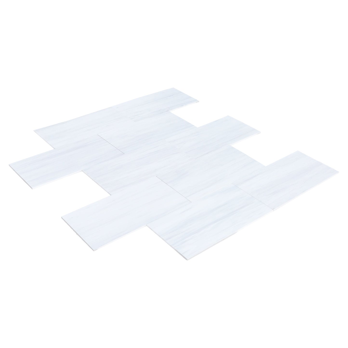 Bianco Dolomite Platinum Marble 12"x24" Polished Floor and Wall Tile - Livfloors Collection