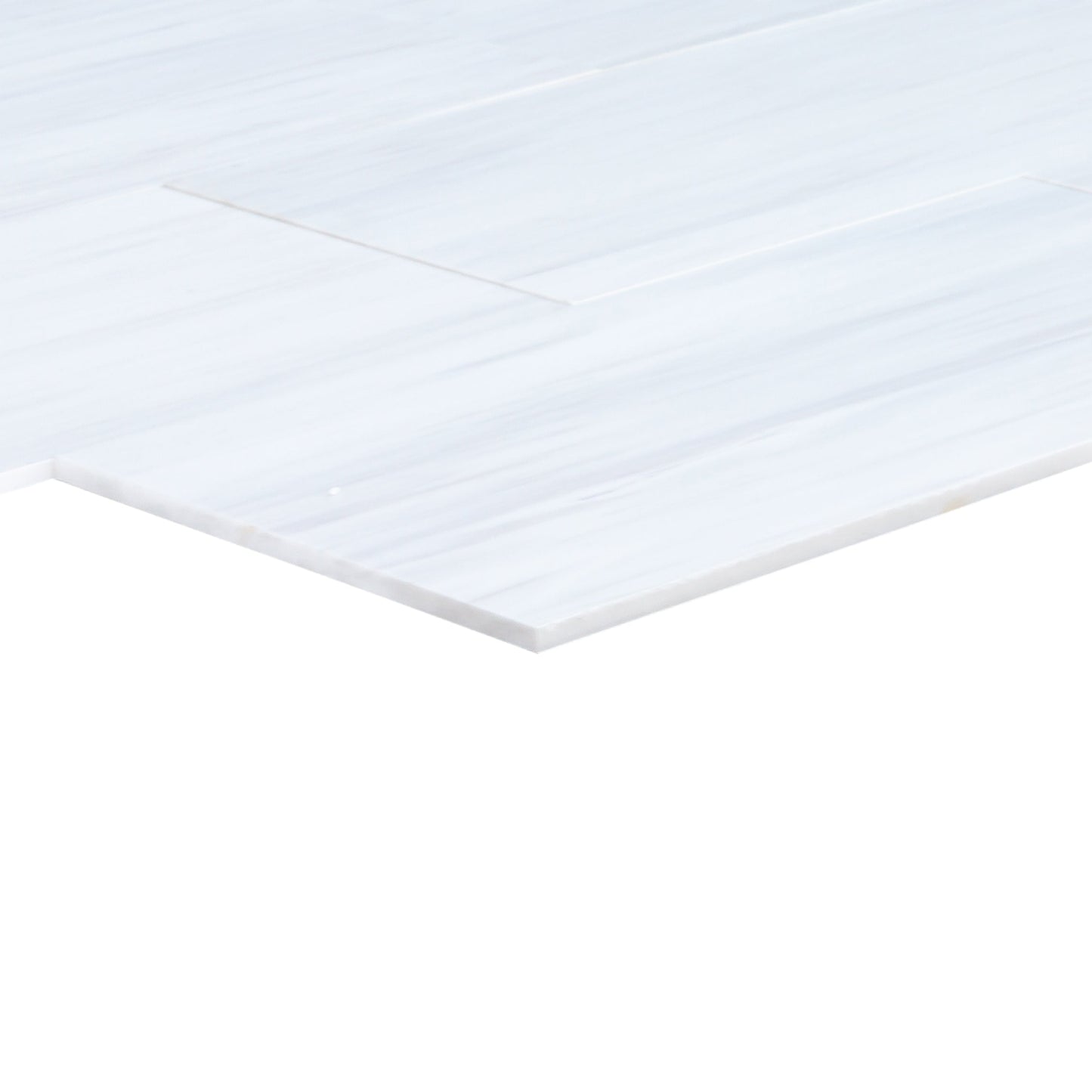 Bianco Dolomite Platinum Marble 12"x24" Polished Floor and Wall Tile - Livfloors Collection