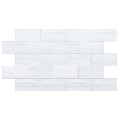 Bianco Dolomite Platinum Marble 12"x24" Polished Floor and Wall Tile - Livfloors Collection