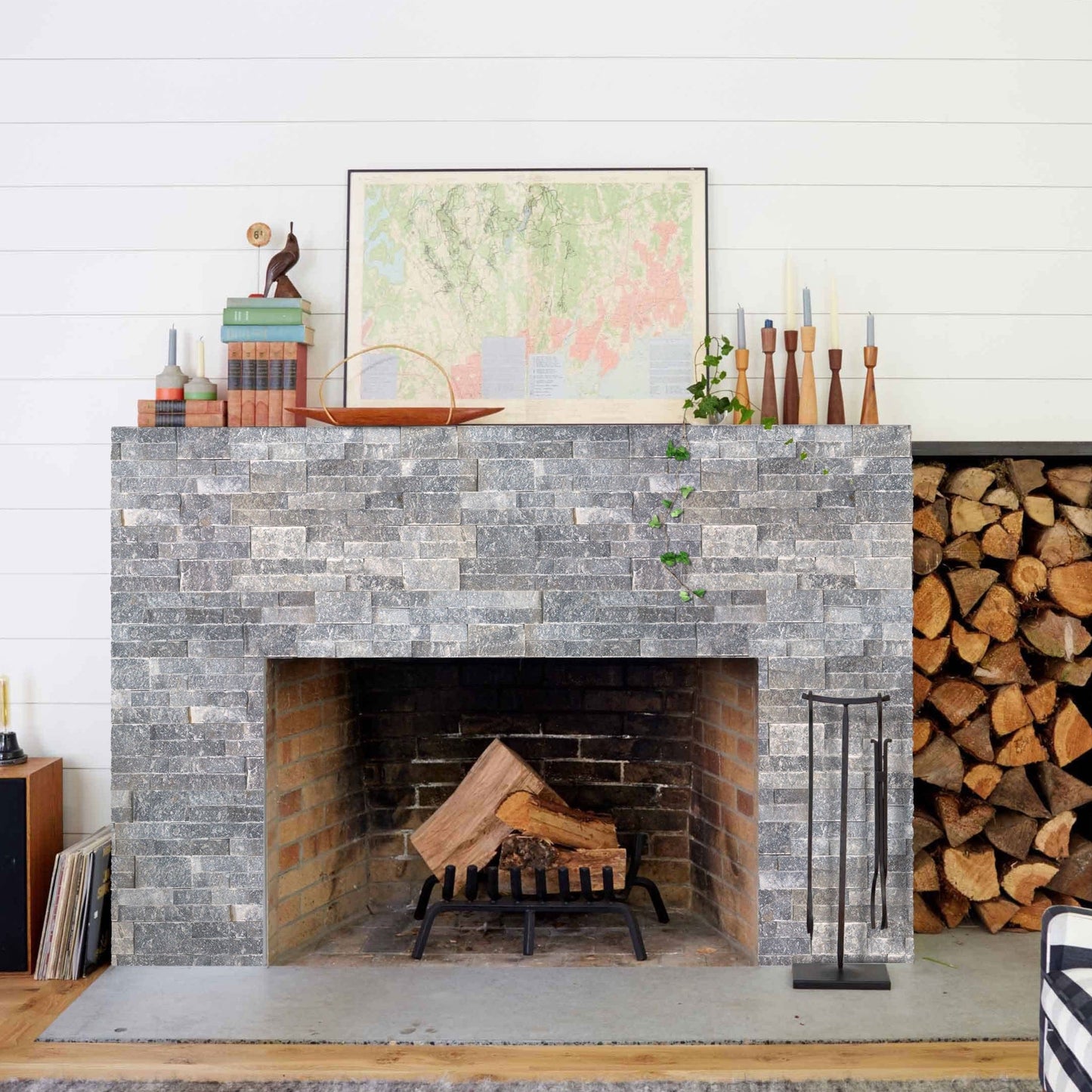 Bluestone Ledger 3D Panel 6"x24" Natural Marble Wall Tile - Full Truckload