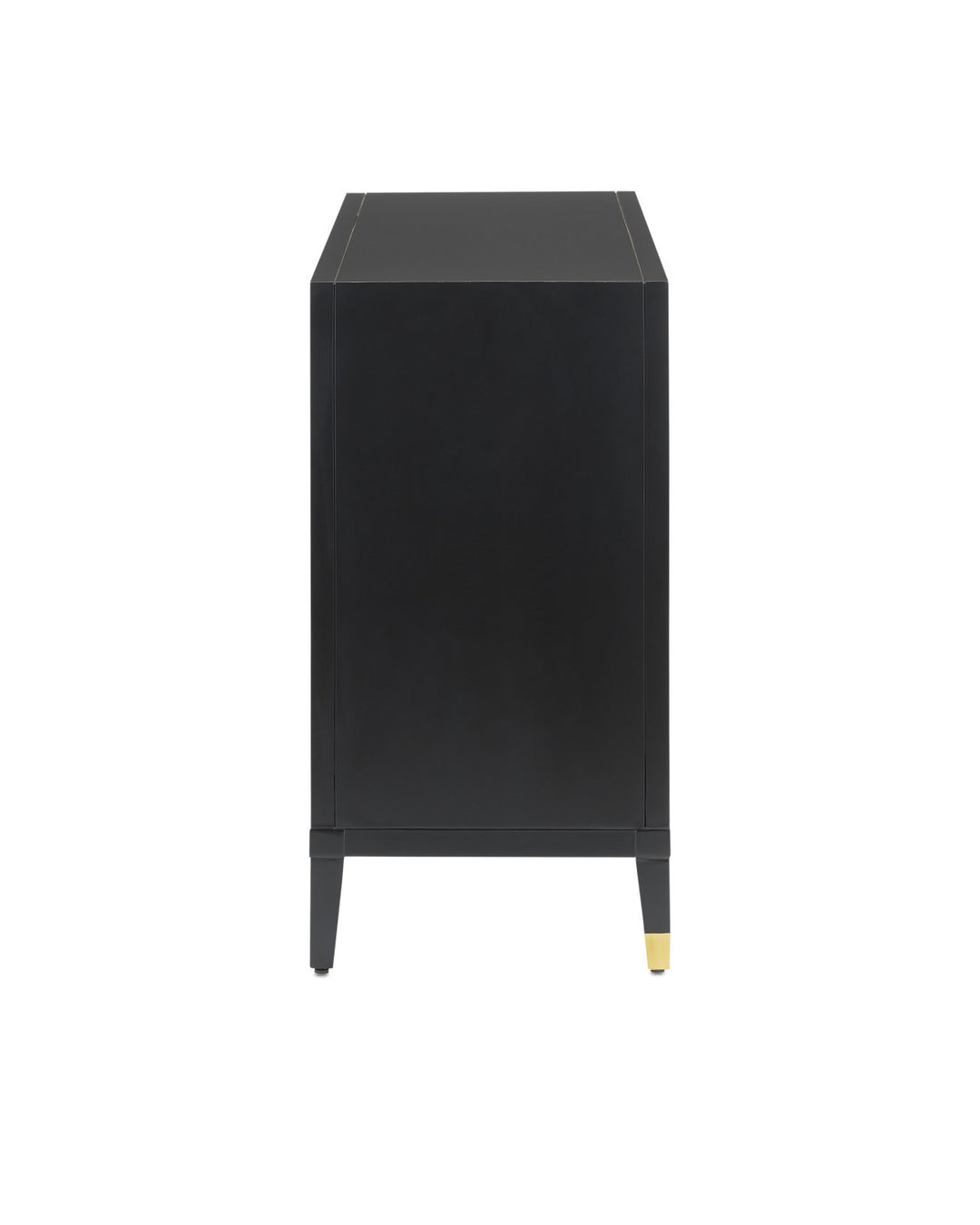 Bramford Black Cabinet by Currey and Company