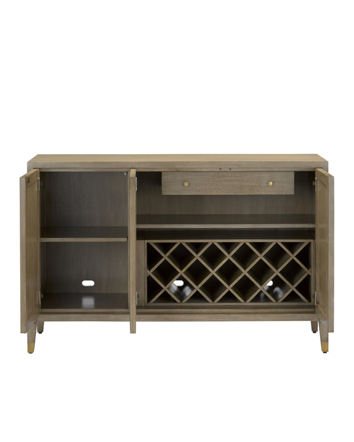 Bramford Wheat Cabinet by Currey and Company