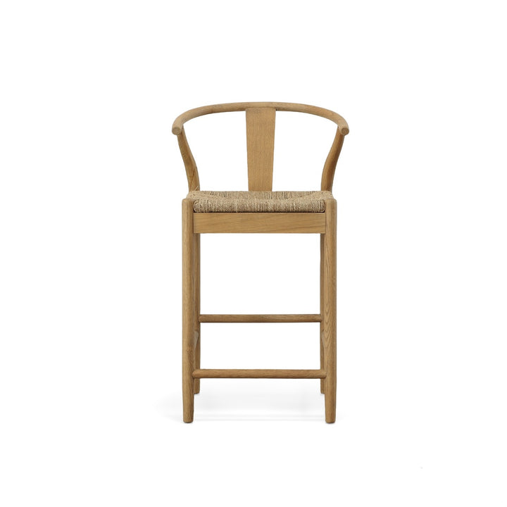 Broomstick Neutral Counter Stool