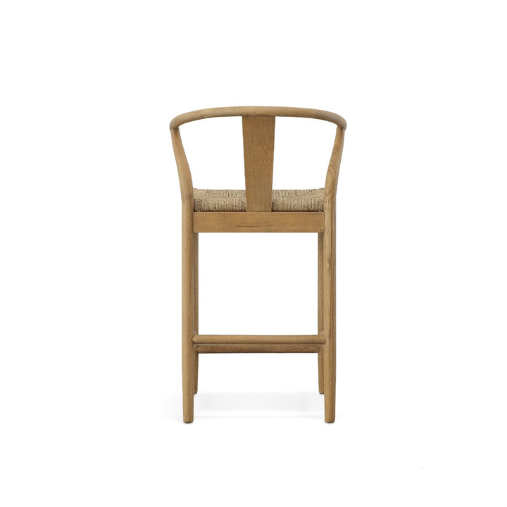 Broomstick Neutral Counter Stool