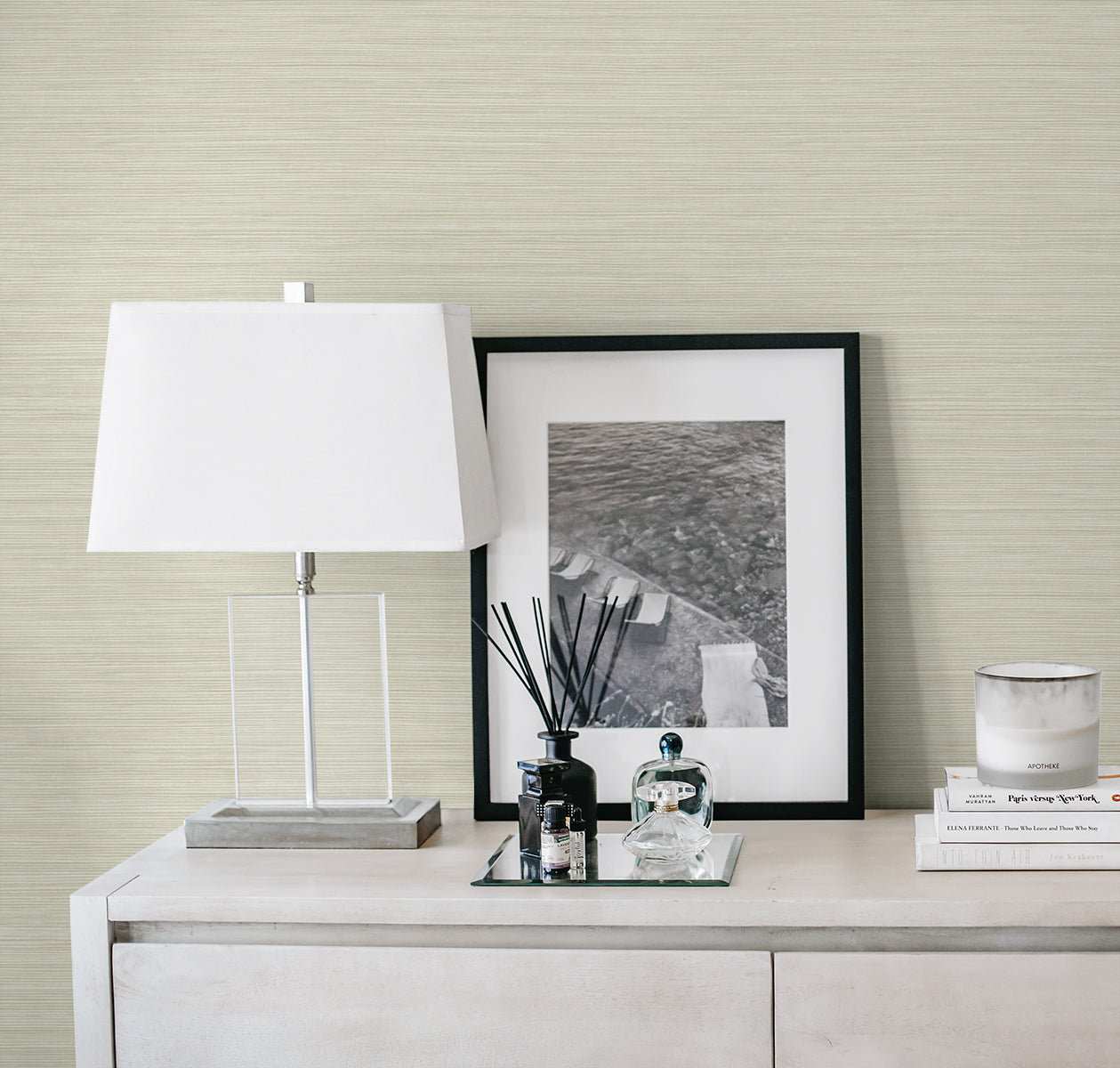 A Lot More Textures Lohja Faux Grasscloth Embossed Vinyl Unpasted Wallpaper