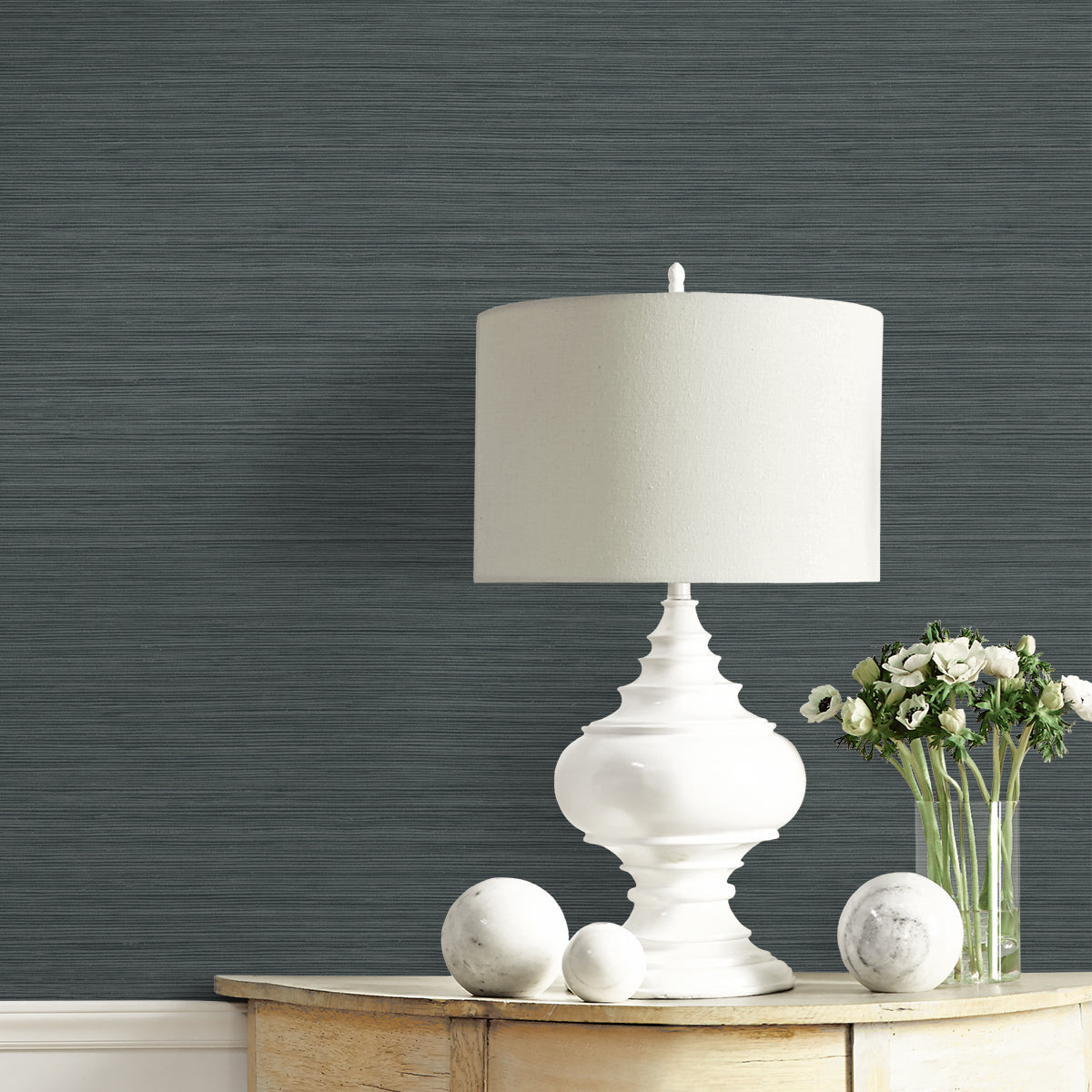 A Lot More Textures Lohja Faux Grasscloth Embossed Vinyl Unpasted Wallpaper