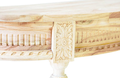 Camille Demilune Console Table (Natural) by Ave Home