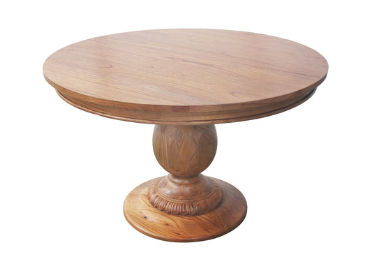 48" Charlotte Pedestal Table (Golden Oak) by Ave Home