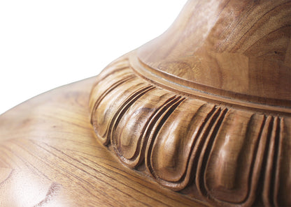 55" Charlotte Pedestal Table (Golden Oak) by Ave Home