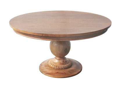 55" Charlotte Pedestal Table (Golden Oak) by Ave Home