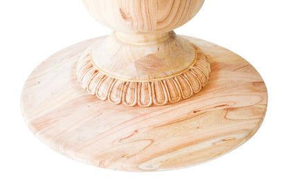 48" Charlotte Pedestal Table (Natural)- 15% Discount thru April 7th