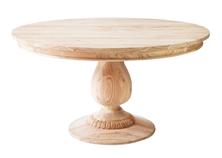 55" Charlotte Pedestal Table (Natural) by Ave Home