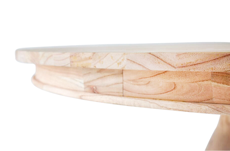 48" Charlotte Pedestal Table (Natural)- 15% Discount thru April 7th