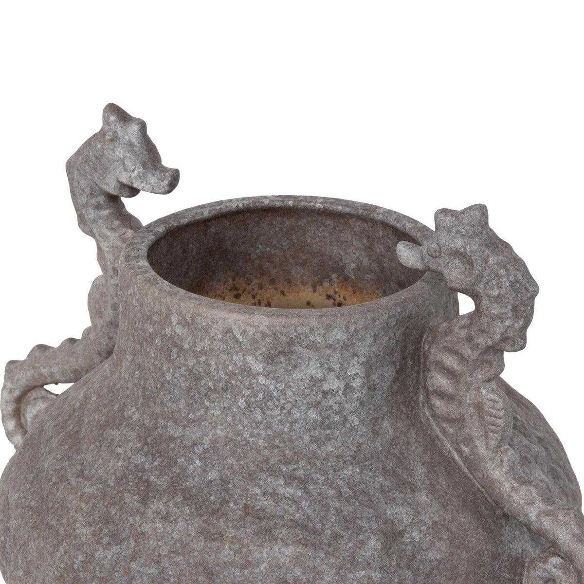 Seahorse Vase, Earth Brown
