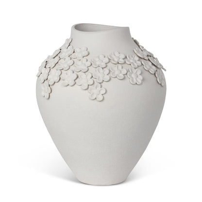 La Fleur Vase, Large, Matte White