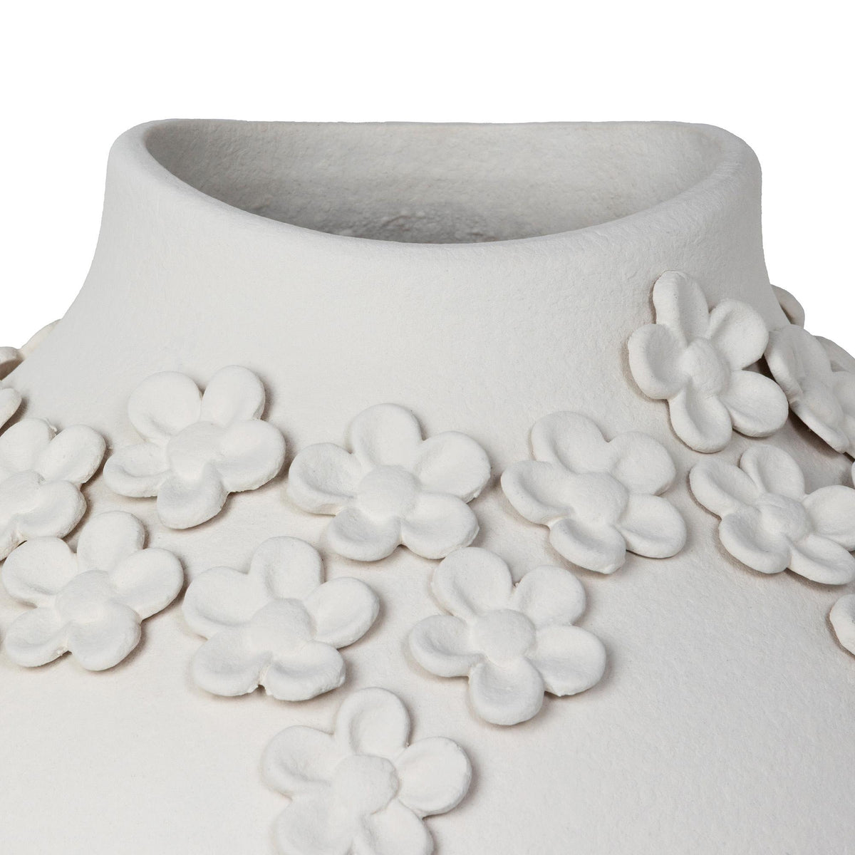 La Fleur Vase, Large, Matte White