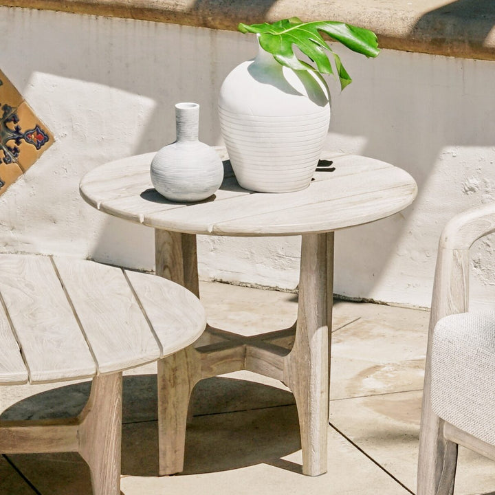 DAWN 23.5" OUTDOOR ROUND COFFEE TABLE