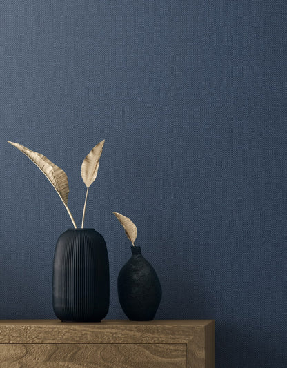 Deco 2 Faux Linen Unpasted Wallpaper