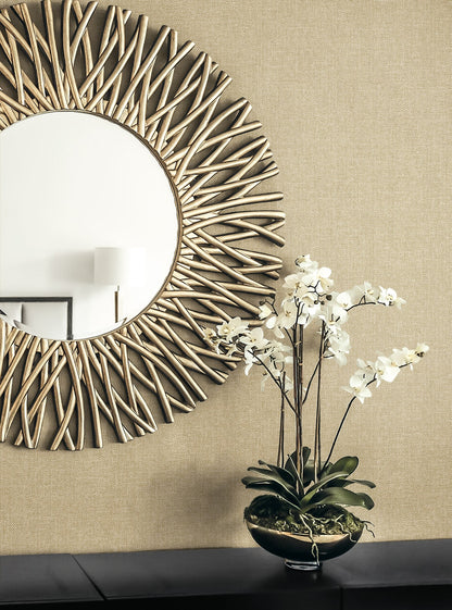 Deco 2 Faux Linen Unpasted Wallpaper