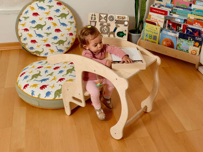 Toddler Rocking Chair and Table Set: Eco-Friendly by Kidodido