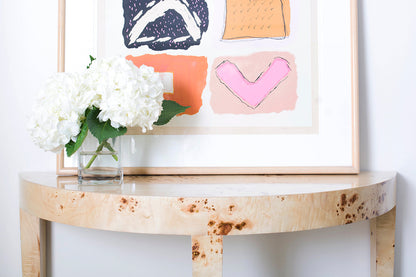 Chloe Burl Demilune Console Table by Ave Home