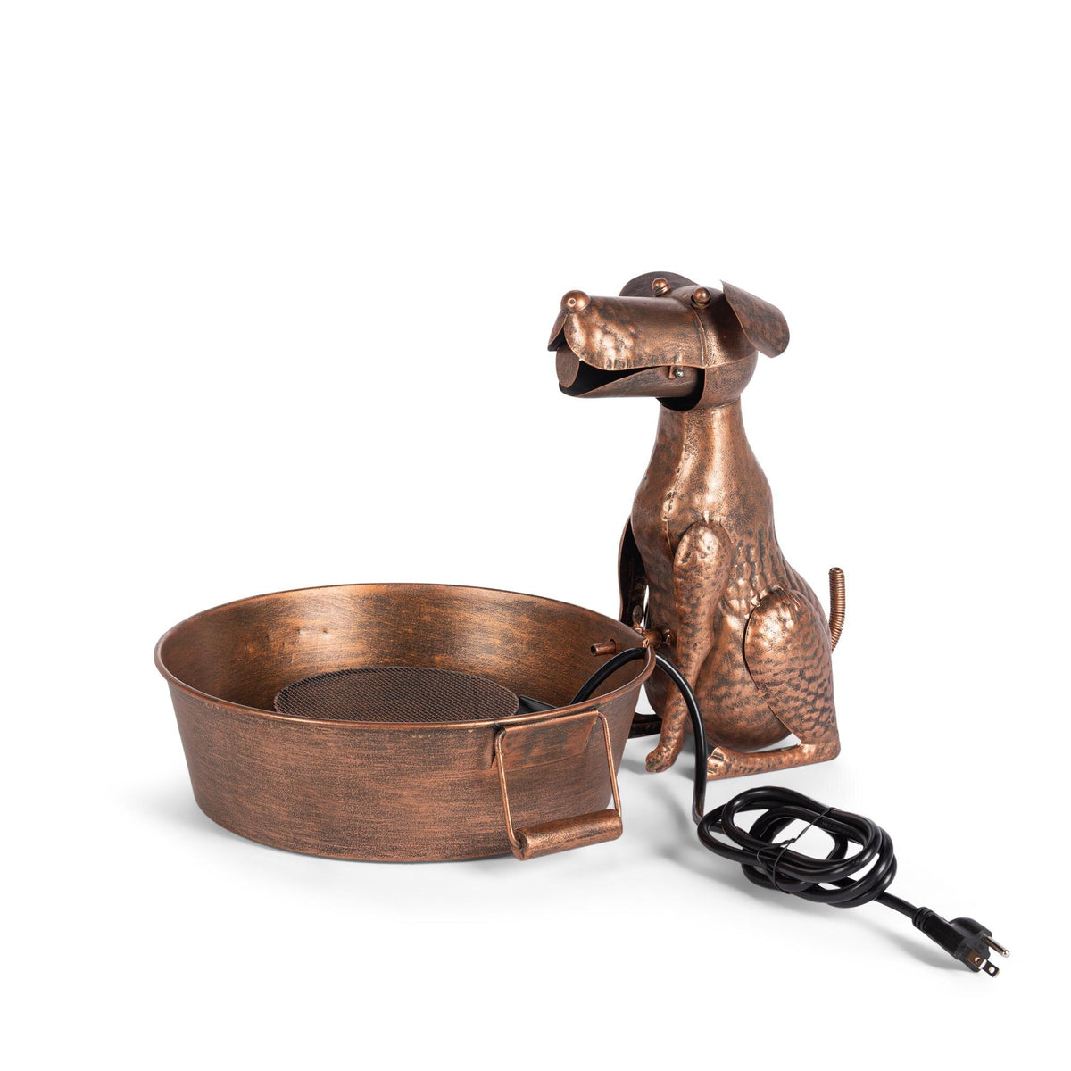 Best Friend Fountain, Antiqued Copper
