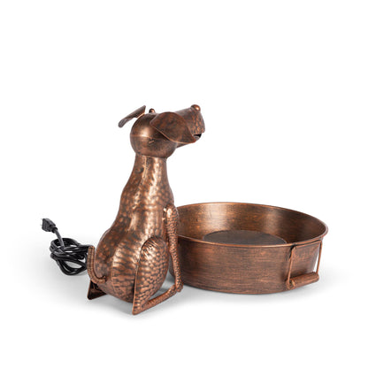 Best Friend Fountain, Antiqued Copper