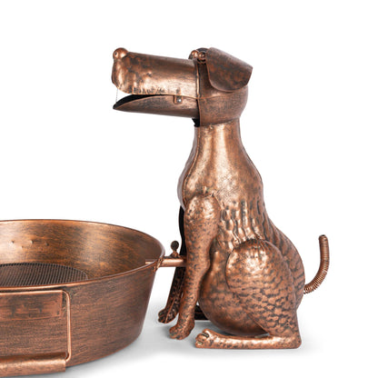 Best Friend Fountain, Antiqued Copper