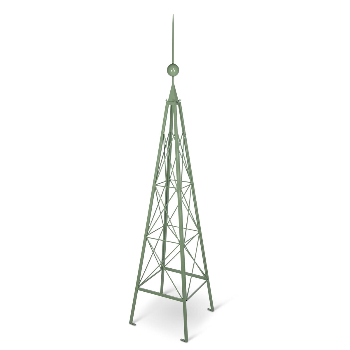 Metal Garden Trellis, Soft Garden Green