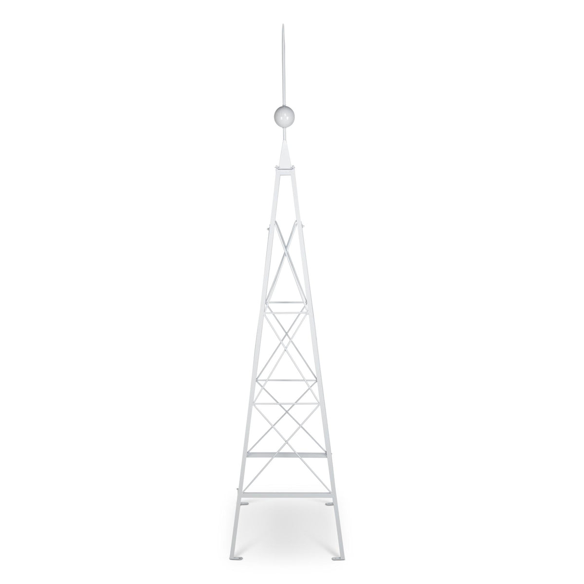 Metal Garden Trellis, Soft White