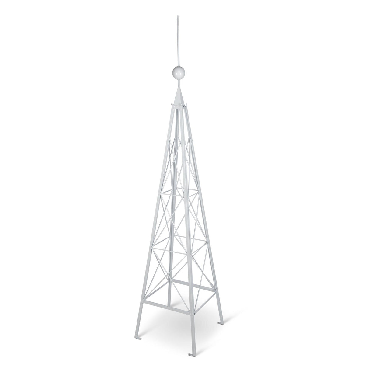 Metal Garden Trellis, Soft White