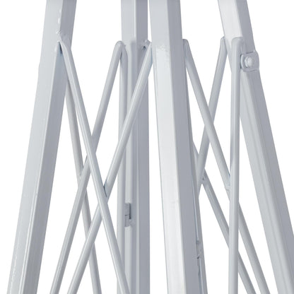 Metal Garden Trellis, Soft White