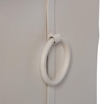 Grand Scroll Planter, Antiqued White
