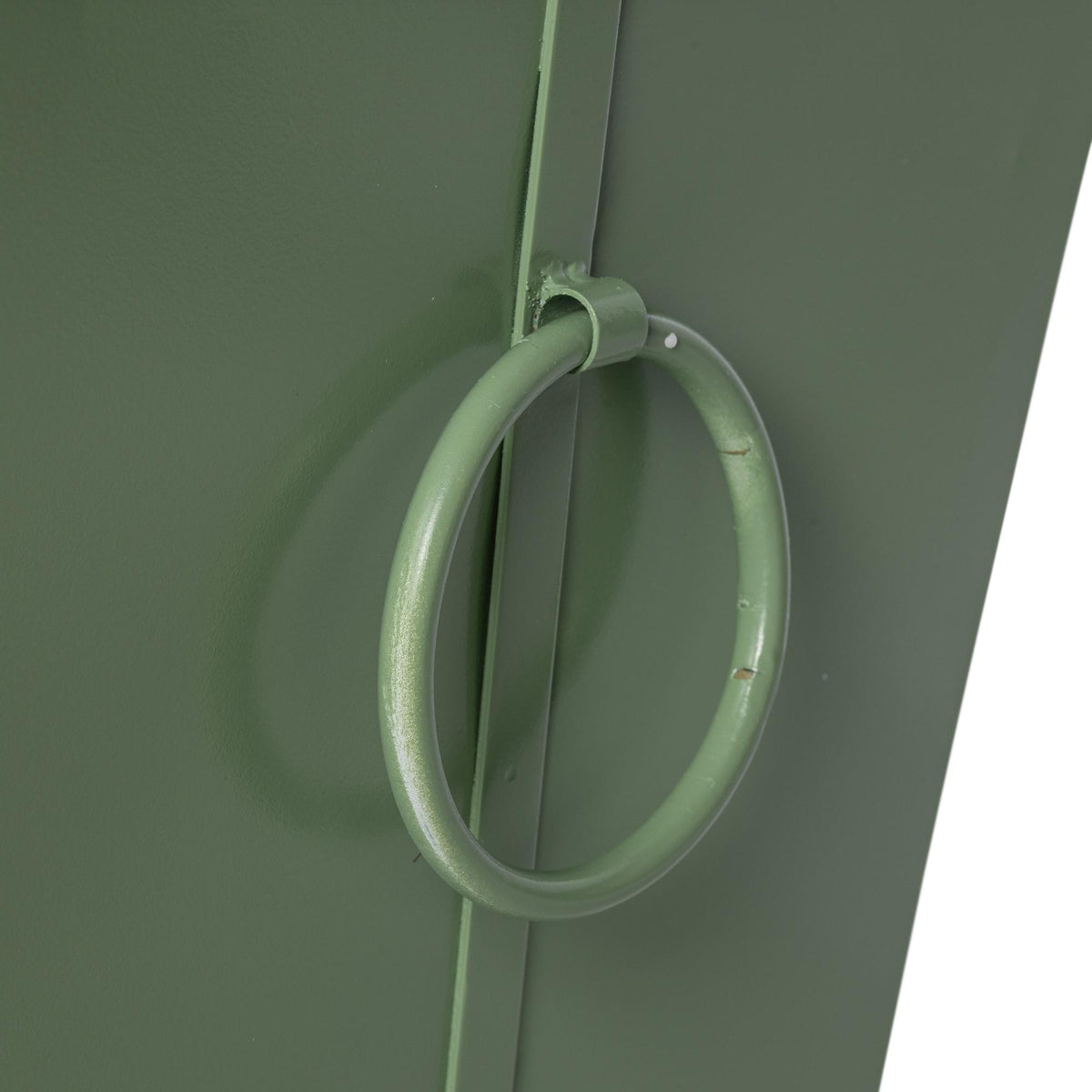 Grand Scroll Rectangular Planter, Soft Garden Green