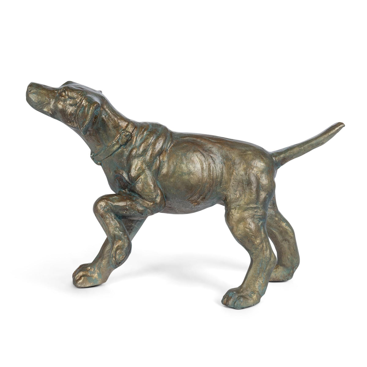Hunting Hound, Bronze Patina