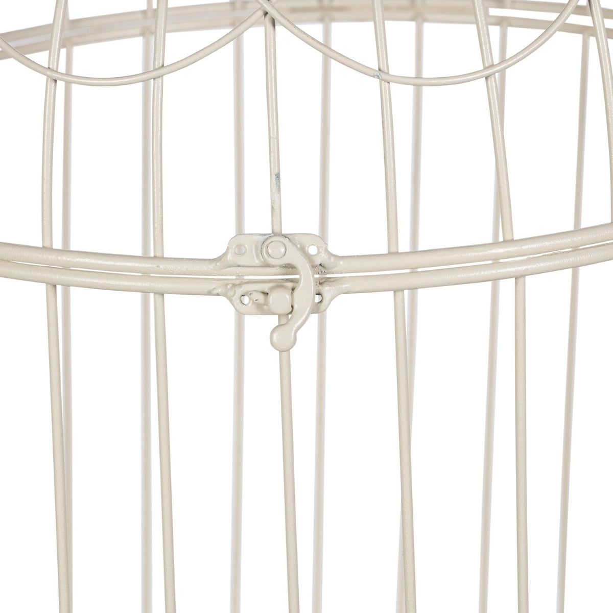 Scrollwork Birdcage Planters, Set of 2, Soft White