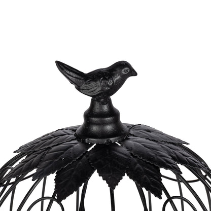 Scrollwork Birdcage Planters, Set of 2, Black