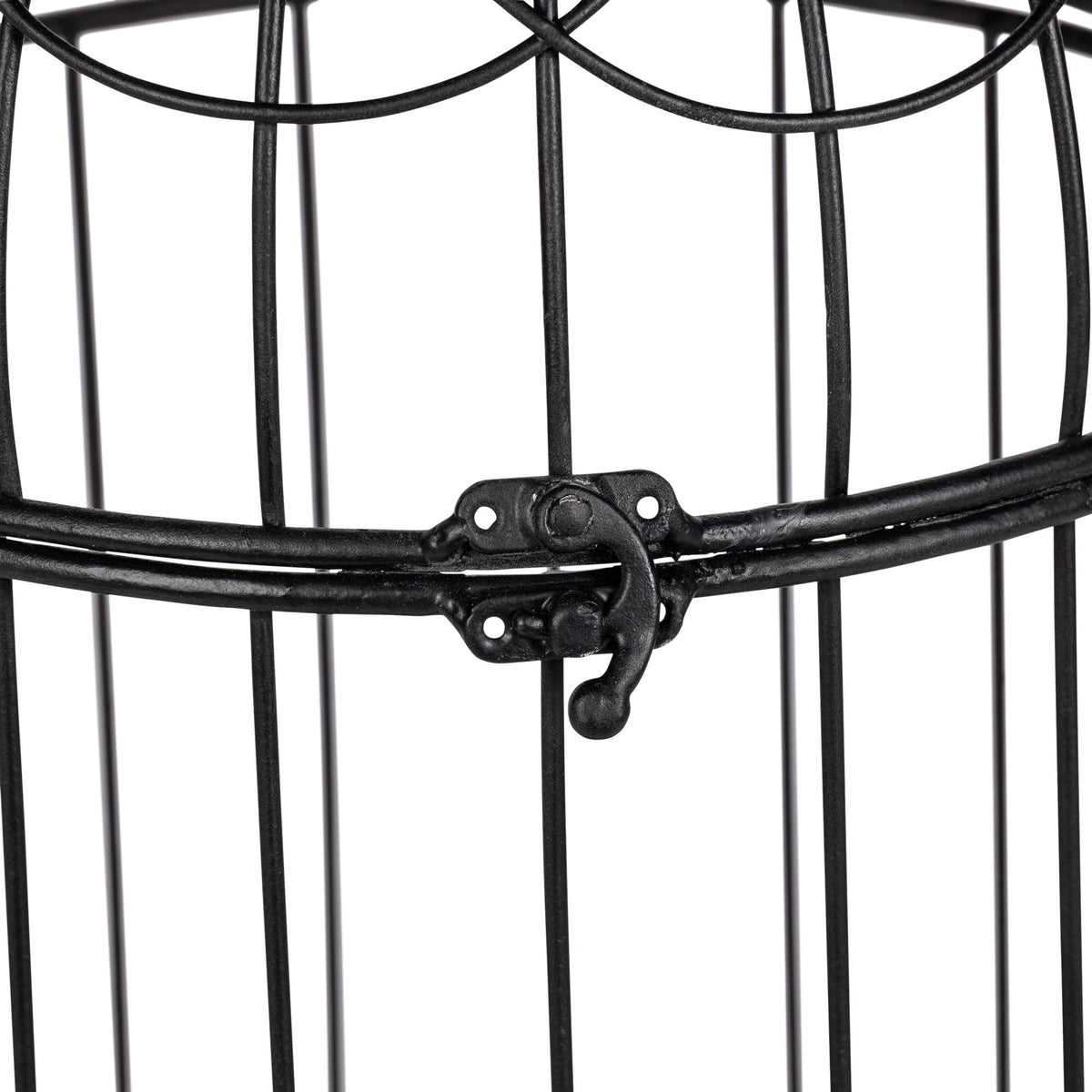 Scrollwork Birdcage Planters, Set of 2, Black