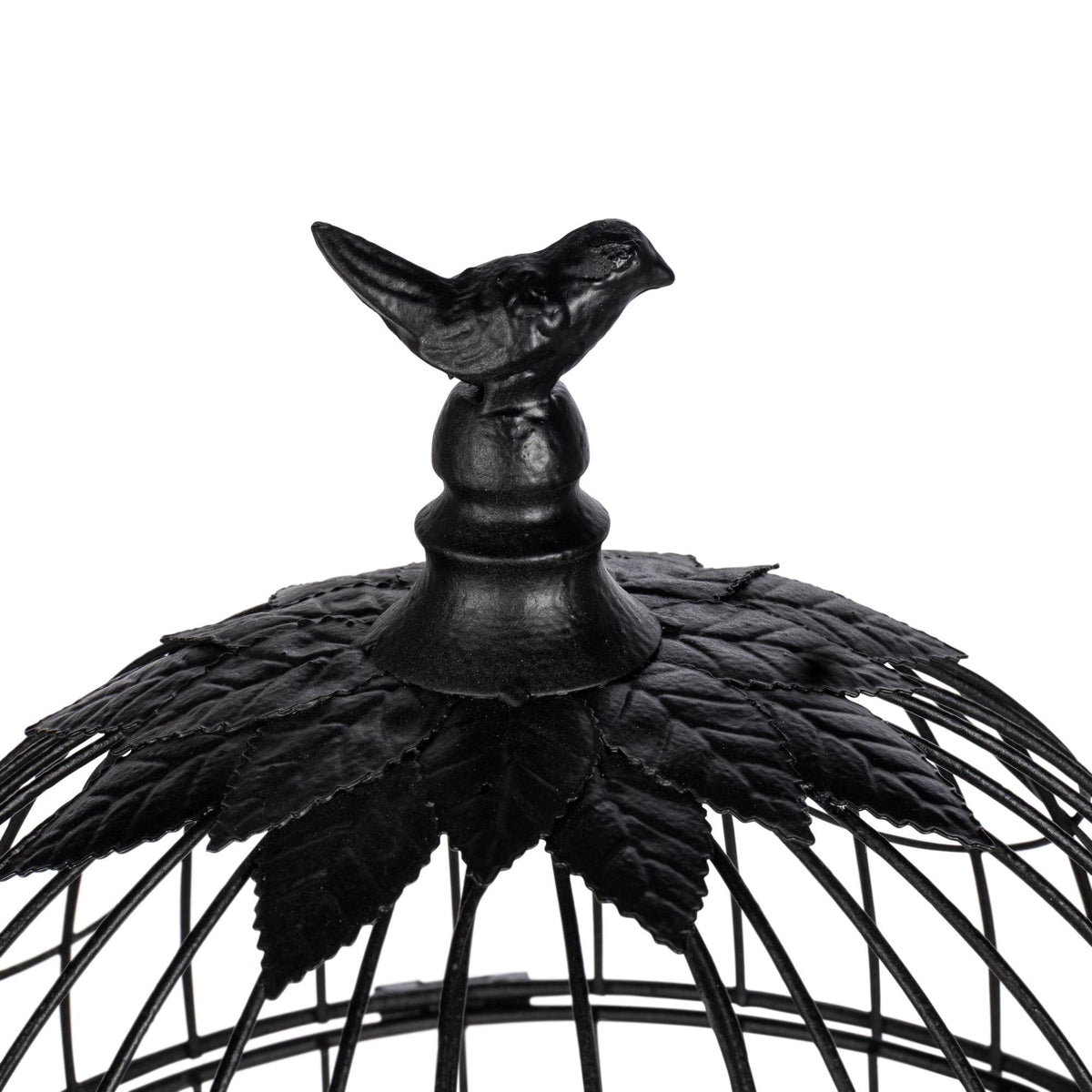 Scrollwork Birdcage Planters, Set of 2, Black