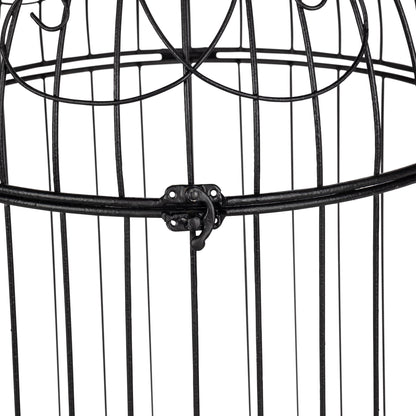 Scrollwork Birdcage Planters, Set of 2, Black