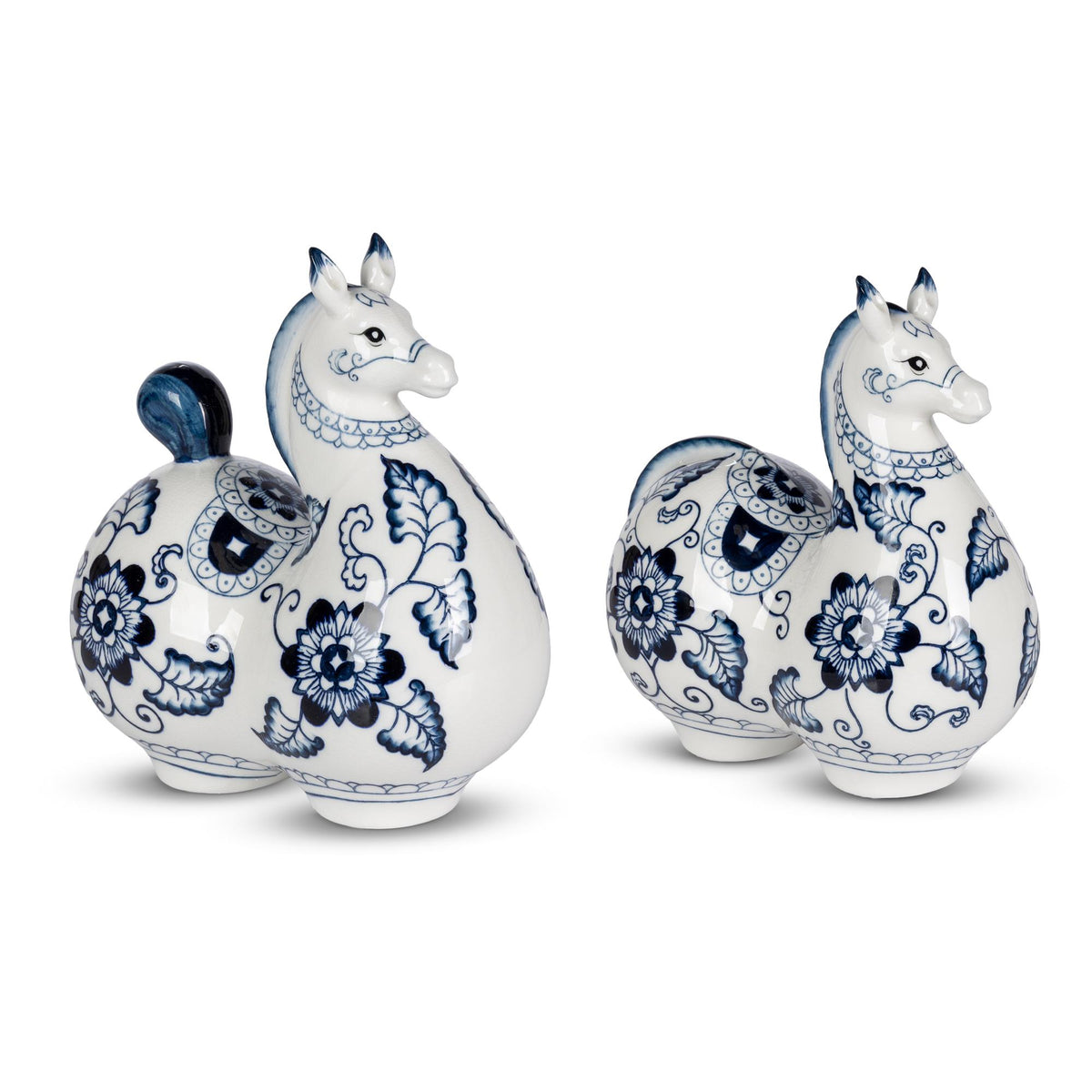 Porcelain Horse Statues