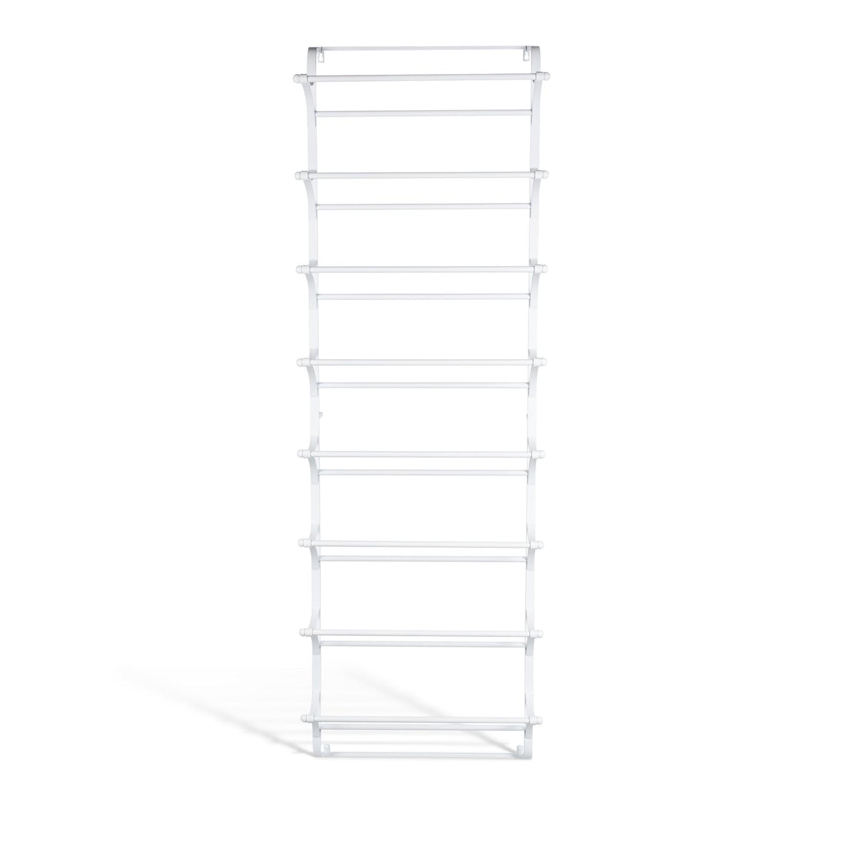 Metal Wall Display Rack, White