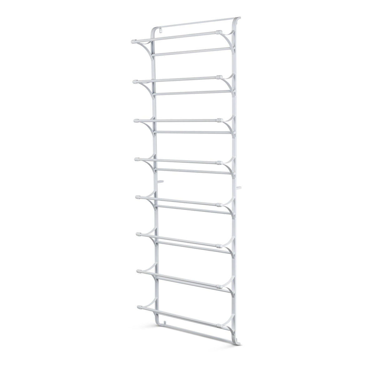 Metal Wall Display Rack, White