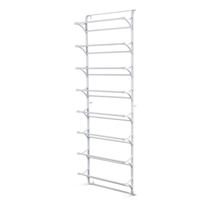 Metal Wall Display Rack, White