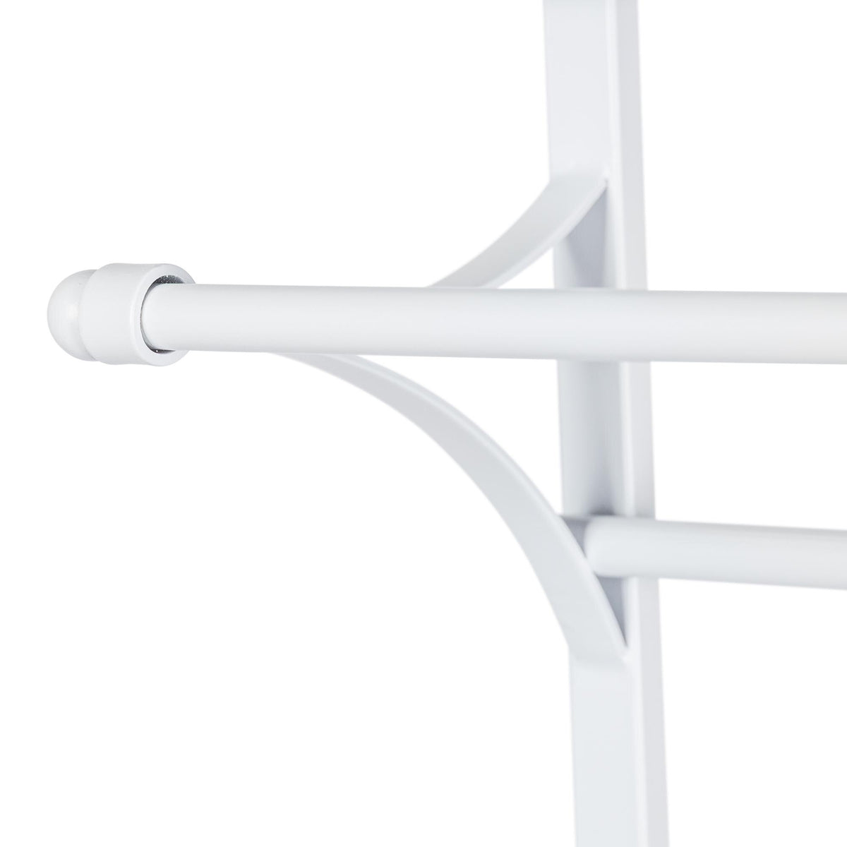 Metal Wall Display Rack, White