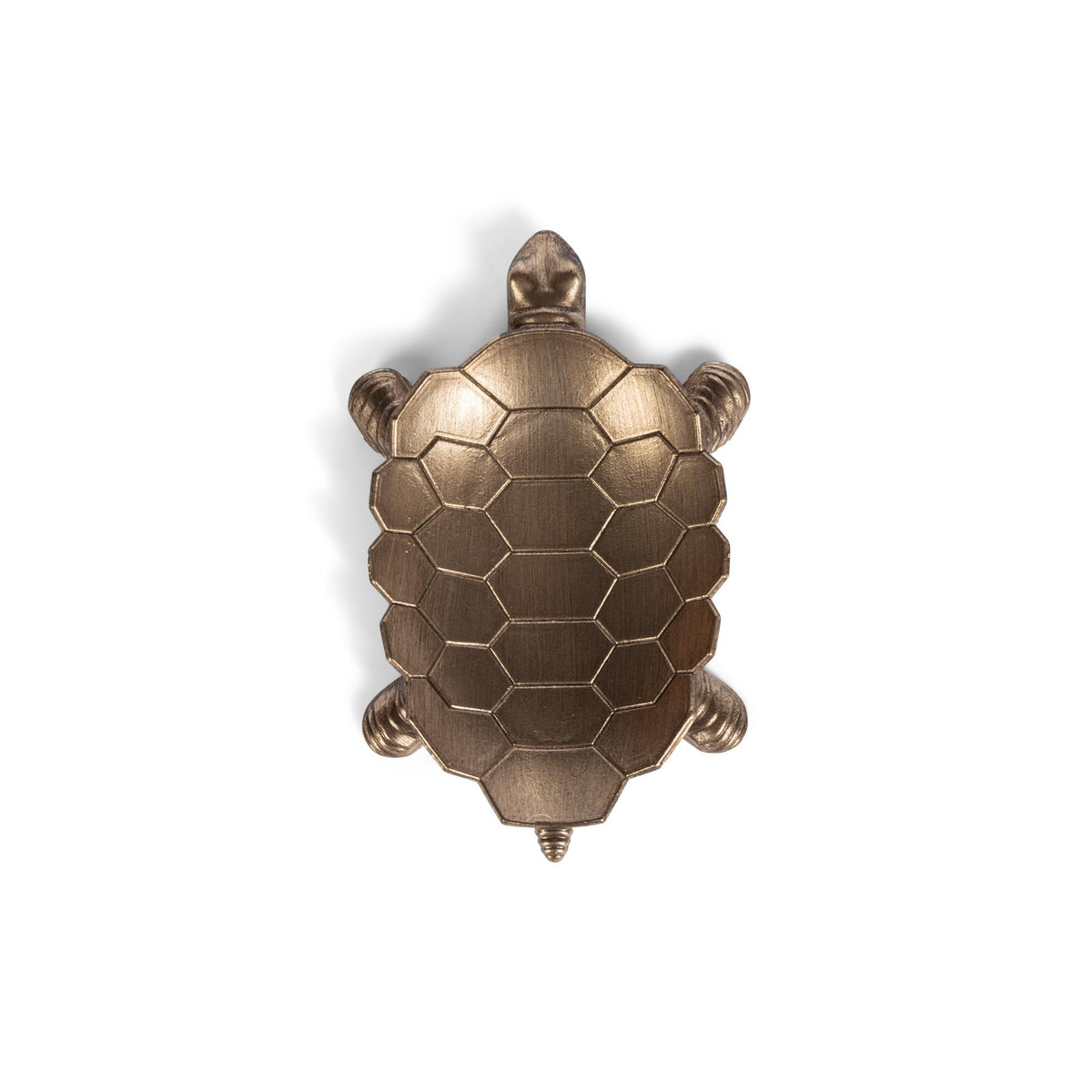 Gilded Tortoise Valet, Antiqued Gold