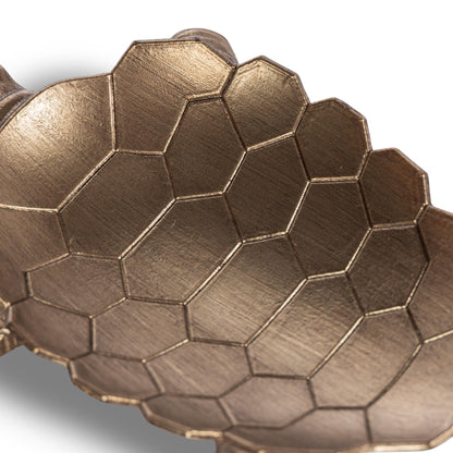 Gilded Tortoise Valet, Antiqued Gold