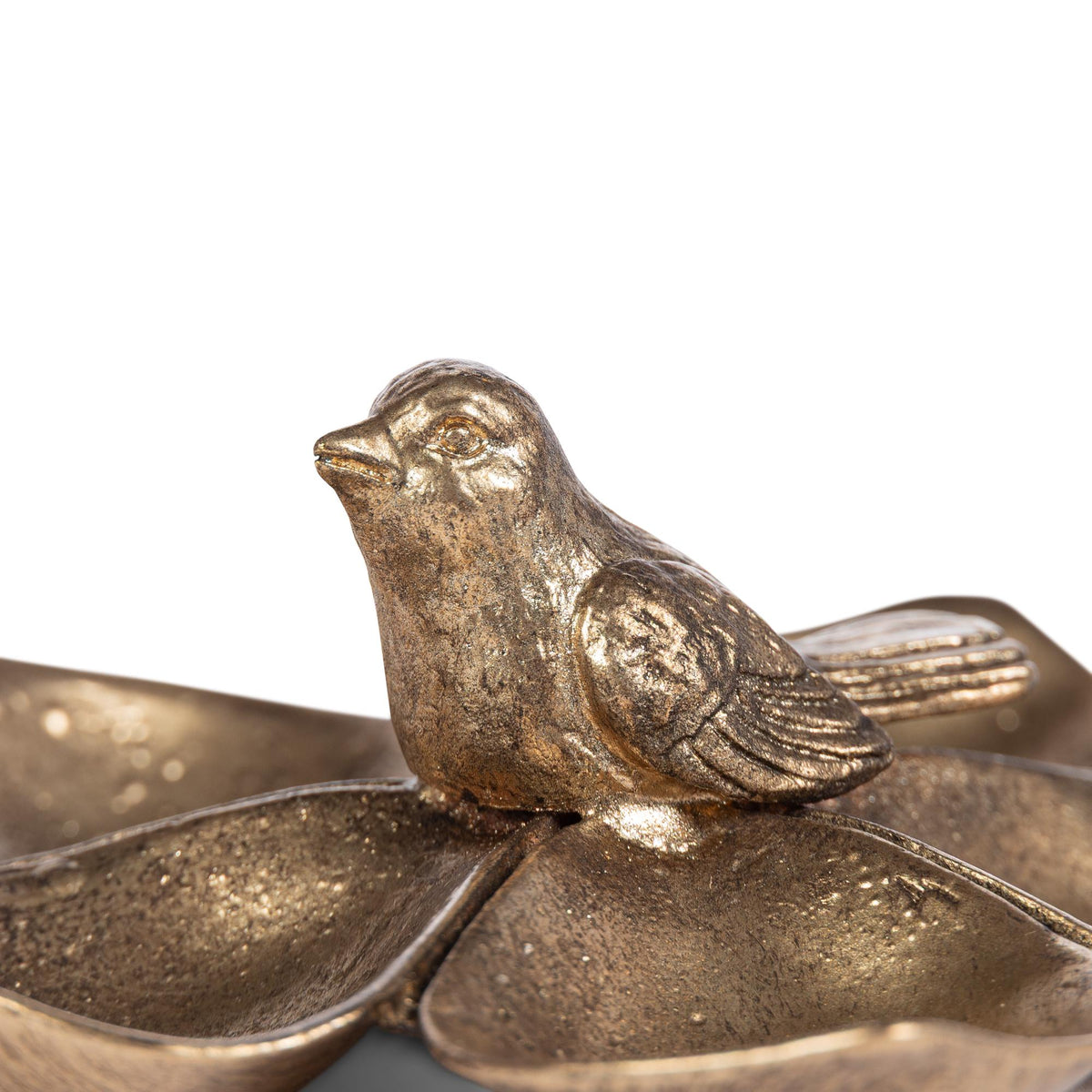 Petal & Perch Catch All, Antiqued Gold