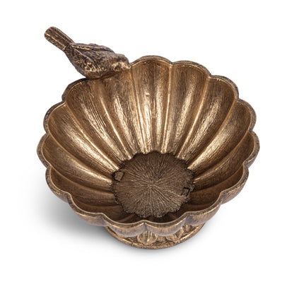 Little Songbird Bowl, Antiqued Gold