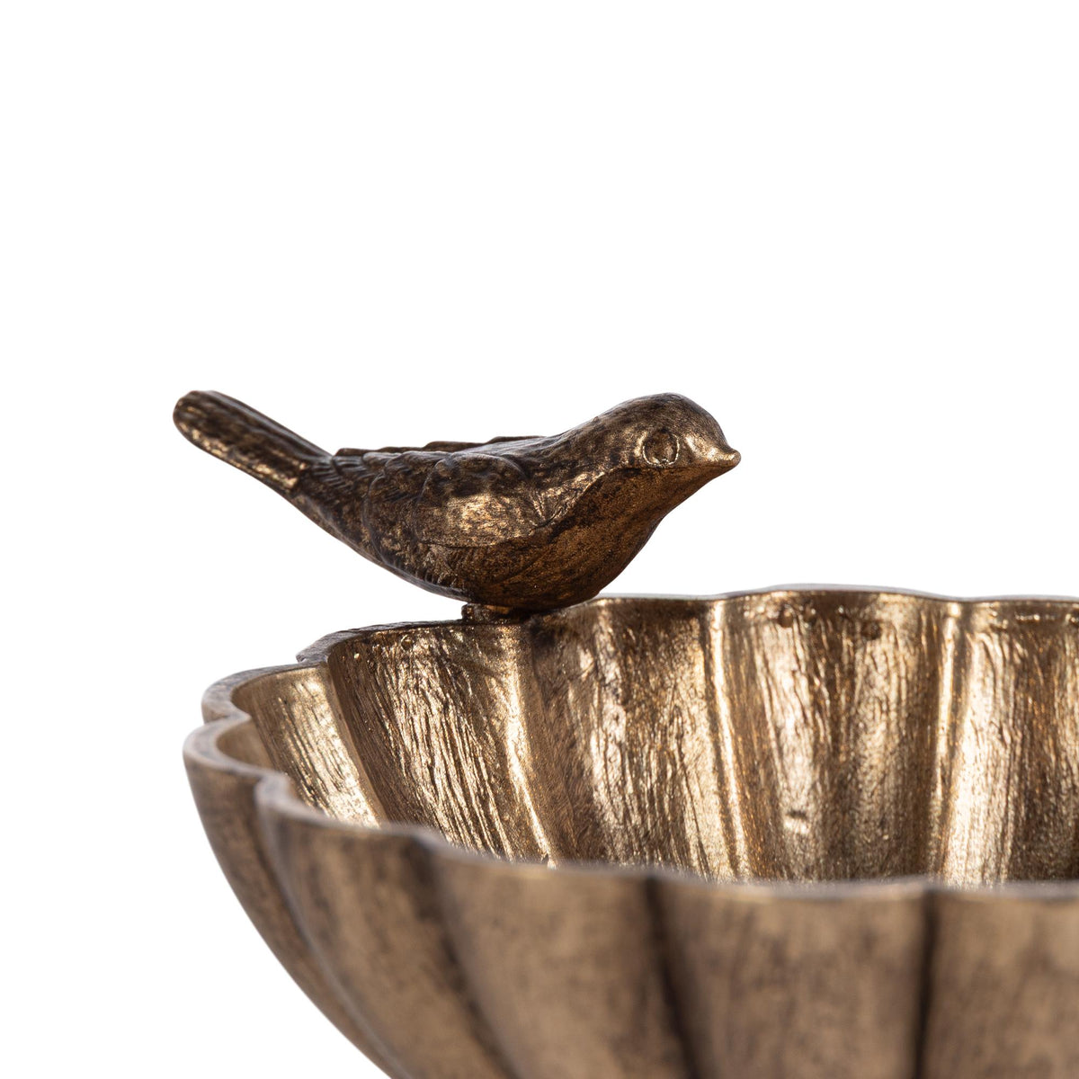 Little Songbird Bowl, Antiqued Gold